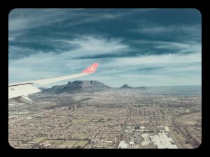 Anflug auf Kapstadt