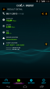 Nexus 5 - LTE Speedtest Darmstadt