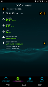 Nexus 5 - Wlan Speedtest